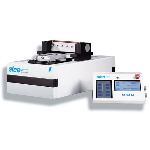 Microtomo rotativo - Polycut Legacy - SLEE medical GmbH - a pedale / per istologia / a motore