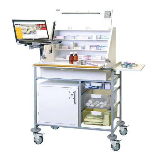 Carrello medico - Sun-KES9 - Sunflower Medical - portamedicinali / portarifiuti / per rischi infettivi