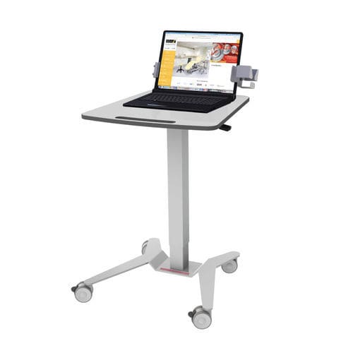 Carrello informatico mobile - Sun-KLS3 - Sunflower Medical - ad altezza regolabile