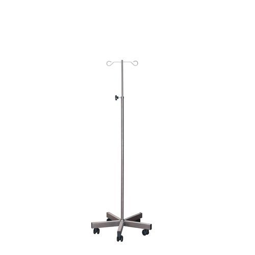 Asta portaflebo con rotelle - Sun-IV08 - Sunflower Medical - 2 ganci / in acciaio inossidabile