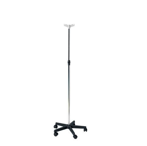 Asta portaflebo con rotelle - Sun-IV01 - Sunflower Medical - 2 ganci / in acciaio inossidabile