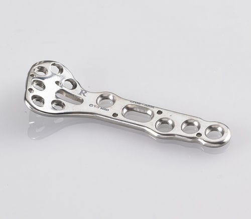 Placca di compressione per radio - Taeyeon Medical - distale / bloccata / in metallo