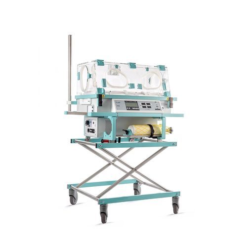 Incubatrice neonatale di trasporto - TI-401 - TSE spol. s r.o. - con rotelle / ad altezza regolabile / a pedale