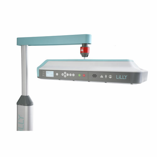 Lampada di fototerapia neonatale - LiLLY - TSE spol. s r.o. - con rotelle / luce blu / luce rossa
