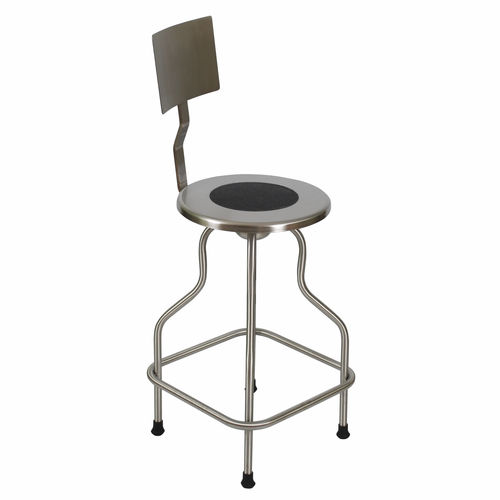 Sgabello per ambulatorio - SS6700 - UMF Medical - con schienale / in acciaio inossidabile