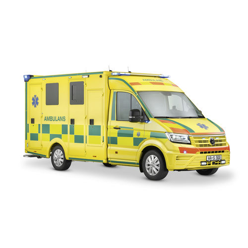 Ambulanza paramedicale - WAS 500 - WAS - Wietmarscher Ambulanz- und Sonderfahrzeug - con compartimenti / tipo C / automatica