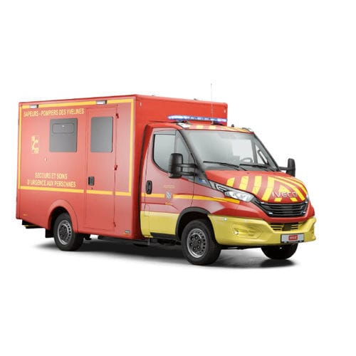 Ambulanza elettrica - WAS 500 E VSAV - WAS - Wietmarscher Ambulanz- und Sonderfahrzeug - con compartimenti / a 4 barelle