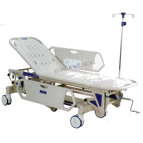 Barella con carrello da trasporto - HL-A411B TYPE I - HI-LIFE Technology (HEBEI ) Co., Ltd. - manuale / ad altezza regolabile / con schienale regolabile