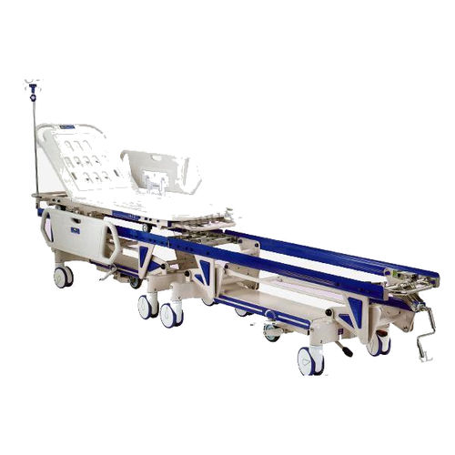 Barella con carrello da trasporto - HL-A411B TYPE III - HI-LIFE Technology (HEBEI ) Co., Ltd. - manuale / ad altezza regolabile / con schienale regolabile