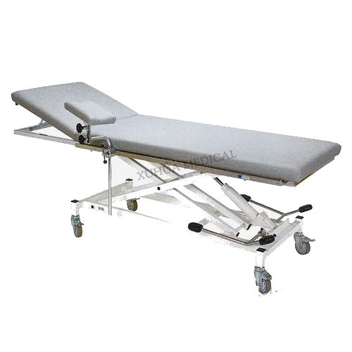 Barella con carrello per convalescenza - II - HI-LIFE Technology (HEBEI ) Co., Ltd. - manuale / con schienale regolabile / 2 sezioni