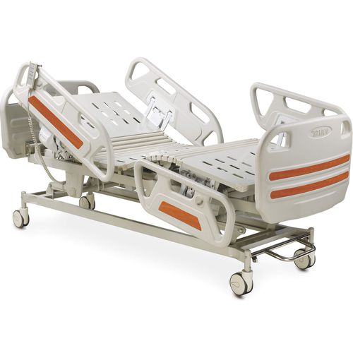 Letto da ospedale - ALK06-B03P-B - Zhongshan Aolike Medical Equipment Technology - elettrico / ad altezza regolabile / con rotelle