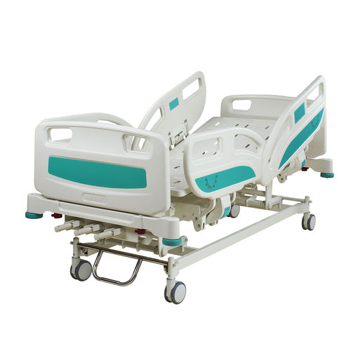 Letto da ospedale - ALK-AA301FZE - Zhongshan Aolike Medical Equipment Technology - manuale / ad altezza regolabile / con rotelle