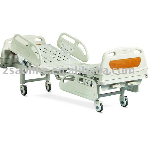 Letto da ospedale - ALK06-A236P - Zhongshan Aolike Medical Equipment Technology - manuale / ad altezza regolabile / con rotelle