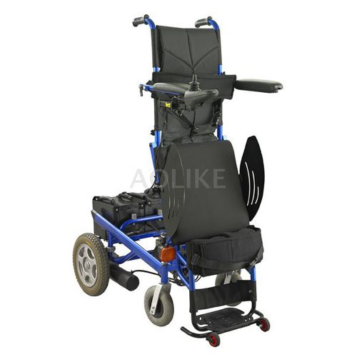 Sedia a rotelle elettrica - ALK158 - Zhongshan Aolike Medical Equipment Technology - da esterno / verticalizzante / con poggiagambe