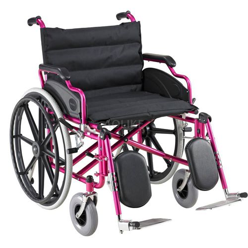 Sedia a rotelle manuale - ALK951BC-56 - Zhongshan Aolike Medical Equipment Technology - bariatrica / da esterno / con poggiagambe
