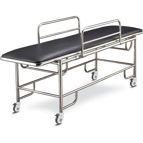 Barella con carrello di trasferimento - ALK06-A101B - Zhongshan Aolike Medical Equipment Technology - manuale / a sezione unica / in acciaio inossidabile