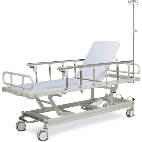 Barella con carrello da trasporto - ALK06-H802 - Zhongshan Aolike Medical Equipment Technology - idraulica / ad altezza regolabile / con schienale regolabile