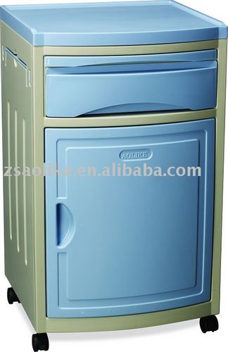 Comodino con rotelle - ALK06-AG03 - Zhongshan Aolike Medical Equipment Technology - con cassetti