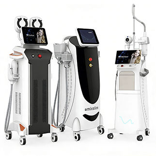 Unità di body contouring tramite aspirazione - Renasculpt FE60 EMS + Mixslim HS1000C + LiyaShape LS15 - Beijing Winkonlaser Technology - unità di criolipolisi / unità di body contouring tramite elettrostimolazione muscolare (EMS) / su carrello