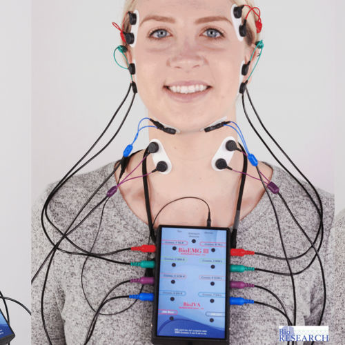 Elettromiografo 8 canali - Bio-EMG-III™ - Bioresearch - per odontoiatria / per attività muscolare cranio-facciale / portatile