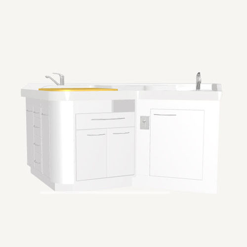 Mobile con fasciatoio con lavabo - Neonat - Loxos - con lavamani / per ospedali