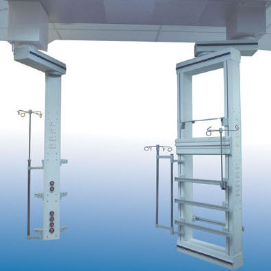 Doppio braccio di distribuzione a soffitto - EMP180D - Johnson Medical - per terapia intensiva / articolato / modulare