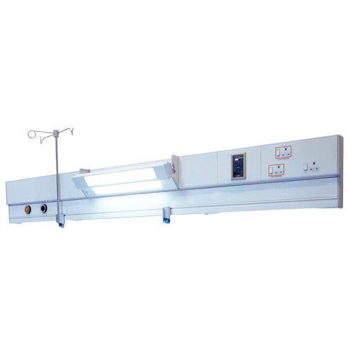 Trave testaletto a muro - WP 220 - Johnson Medical - orizzontale / modulare / per reparto di terapia intensiva