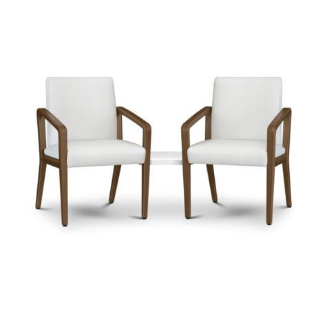 Tavolo per sala d'attesa - Modena Wedge - Kwalu - rettangolare / quadrato / d'angolo