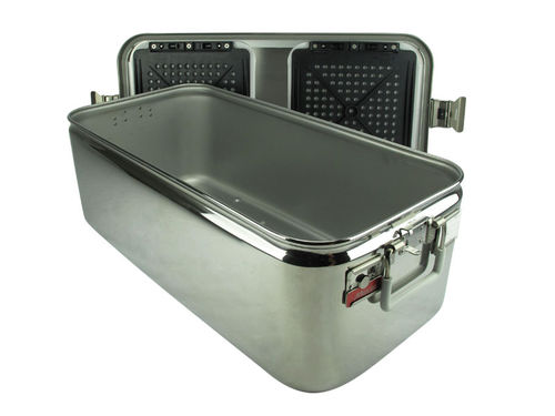 Contenitore di sterilizzazione per strumenti - BE024  - MEDLANE - in acciaio inossidabile / perforato