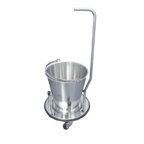 Porta-catino con rotelle - 9911005 - OPT SurgiSystems - in acciaio inossidabile