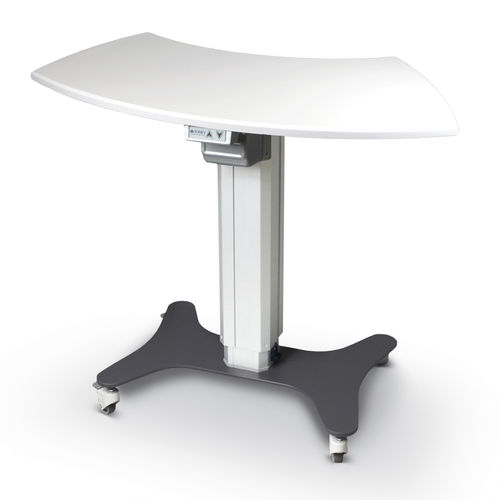 Tavolo oftalmico elettrico - TTVS-1000 - Tomey - con rotelle / ad altezza regolabile