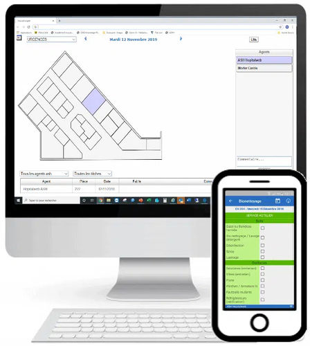 Modulo software di gestione - WebStretcher  - EVOLUCARE - di pianificazione / di monitoraggio / medico