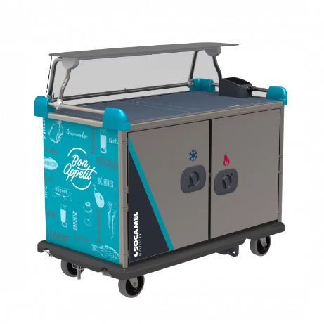 Carrello per uso generale - MULTISERV - Socamel Technologies - di trasporto / di servizio / di distribuzione di vassoi