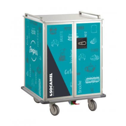 Carrello medico - SERVIZIO - Socamel Technologies - per uso generale / prima colazione / di stoccaggio