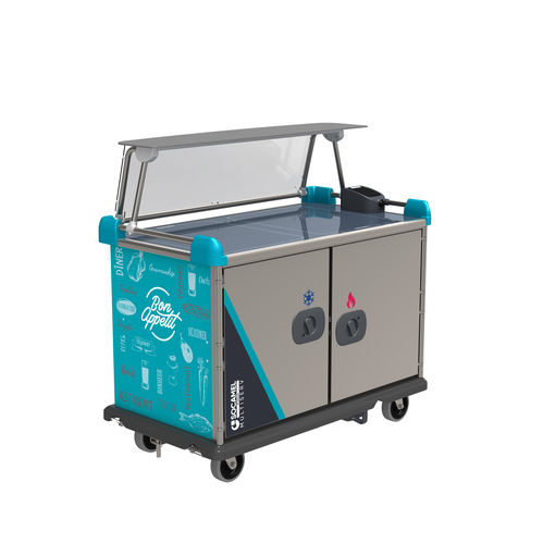 Carrello medico - MULTISERV - Socamel Technologies - per uso generale / di trasporto / di servizio