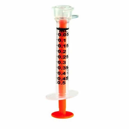 Siringa per nutrizione enterale - H93899005 - Baxter - 0,5 ml / in gomma / non sterile