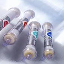 Dializzatore in stirene-acrilonitrile - EVODIAL 1.0 - Baxter - con membrane rivestite di eparina / di alto flusso