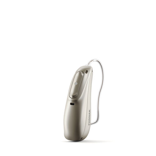 Audioprotesi RIC - CROS Lumity - Phonak - con controllo remoto / beige / nera