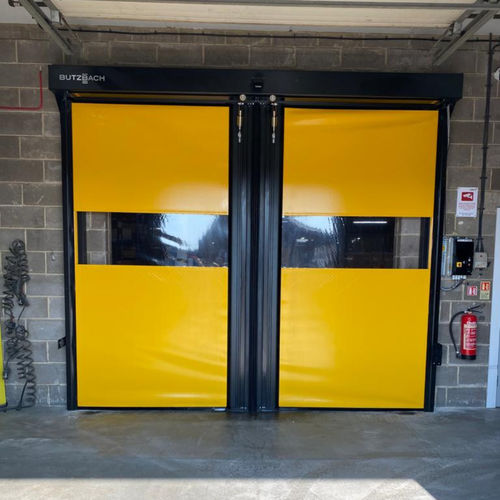 Porta per l'industria farmaceutica - Novosprint Syncro - Dortek - battente / doppia / ad alta velocità