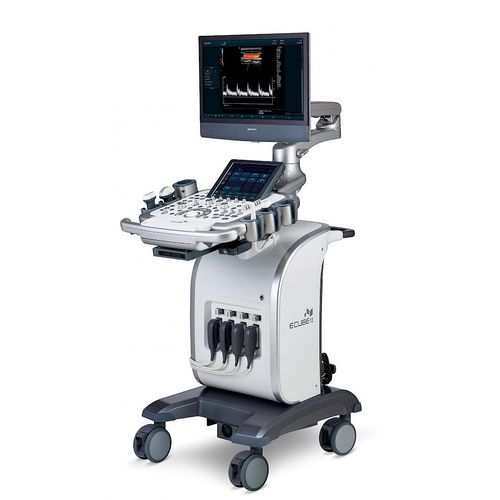 Ecografo su piattaforma - E-CUBE 12 - Alpinion Medical Systems - per ecografia multidisciplinare / con doppler a colori / con touch screen