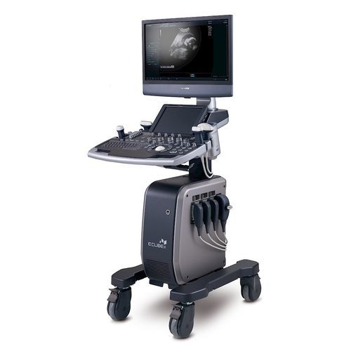 Ecografo su piattaforma - E-Cube 8 - Alpinion Medical Systems - per ecografia multidisciplinare / con doppler a colori / convesso