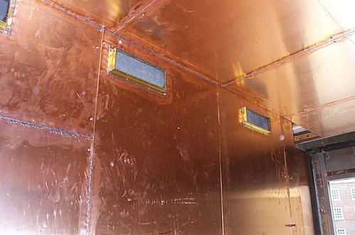 Pannello schermante di radioprotezione per sala MRI - Soldered Copper - NELCO