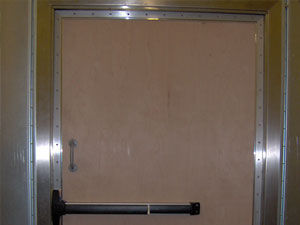 Porta a schermatura RF - NELCO - per ospedale / per MRI / battente