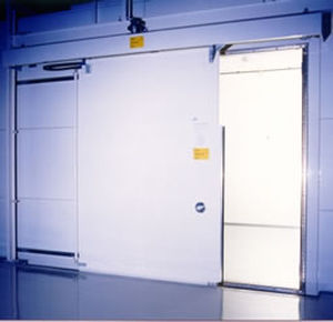 Porta con schermatura - RFSD-100 - ETS Lindgren - per struttura sanitaria / scorrevole