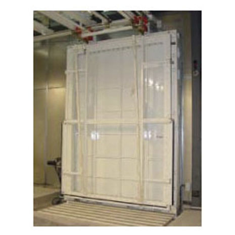 Porta con schermatura - SRFSD-100 - ETS Lindgren - per dipartimento di radiologia / scorrevole