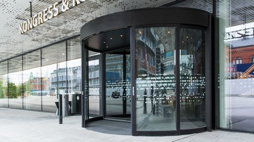 Porta di protezione - RD3 - ASSA ABLOY Entrance Systems Italy Srl - per ospedale / in alluminio / automatica