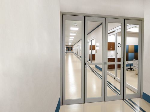 Porta a tenuta d'aria - VersaMax 2.0 Fold - ASSA ABLOY Entrance Systems Italy Srl - per terapia intensiva / per struttura sanitaria / per ospedale