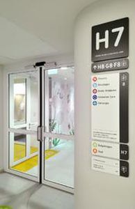 Porta di protezione - UniSwing® Robust - KONE - tagliafuoco / per struttura sanitaria / battente