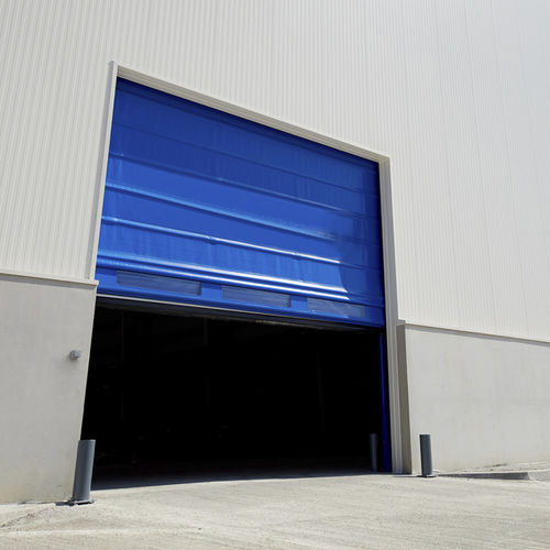Porta ad alta velocità - MANUSA Automatic Doors - a tenuta d'aria / a libro / in acciaio inossidabile