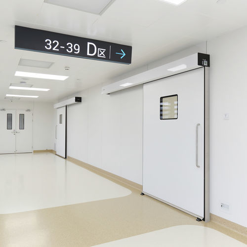 Porta tagliafuoco - Hermética EI - MANUSA Automatic Doors - ermetica / per ospedale / scorrevole